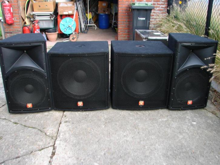 CERWIN VEGA INTENSE SERIES  INT-152/INT118S, Audio, Tv en Foto, Luidsprekerboxen, Gebruikt, Subwoofer, 120 watt of meer, Ophalen