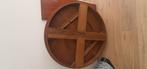 Ronde houten Tafelblad met verlengstuk, Antiek en Kunst, Ophalen
