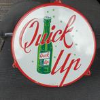 Oud zeer zeldzaam emaille reclamebord Quick Up, Verzamelen, Ophalen of Verzenden, Gebruikt, Reclamebord