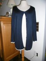 Grote maten, Blauwe dames cardigan, xxl, Ophalen of Verzenden