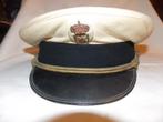 Belgische congo Admin. Territoriale witte kepi (A), Verzamelen, Ophalen of Verzenden, Landmacht, Helm of Baret