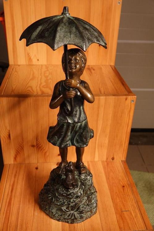 Statuette en bronze, Antiek en Kunst, Antiek | Brons en Koper, Brons, Ophalen