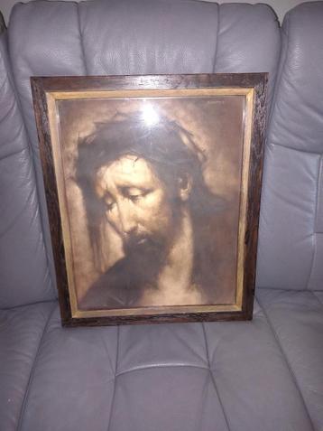 Portret van Christus met kroondoornen Léon Arrotin beschikbaar voor biedingen