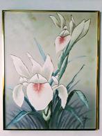 Mooie grootte schilderij ,,Lelies,,, Antiek en Kunst, Ophalen