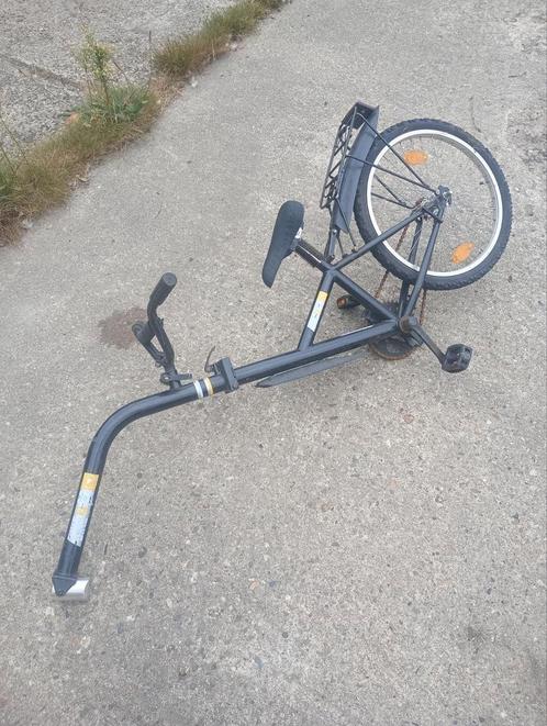 aanhangfiets bike 2 go, Fietsen en Brommers, Fietsaccessoires | Aanhangwagens en Karren, Gebruikt, Aanhangfiets, Opvouwbaar, Ophalen