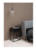 Mitra bed side table black wood per stuk €45, per 2 €80,00, Minder dan 45 cm, Nieuw, Hout, 55 tot 70 cm
