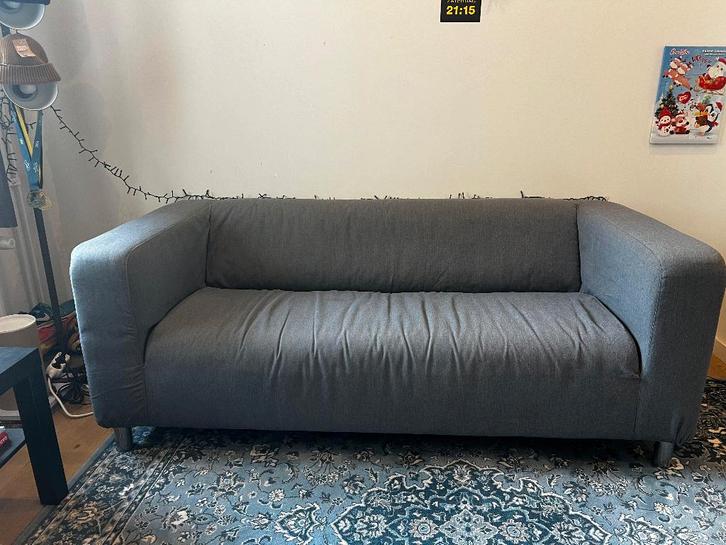 KLIPPAN - fauteuil (gris), Maison & Meubles, Canapés | Salons, Comme neuf, Banc droit, Deux personnes, 150 à 200 cm, Moins de 75 cm