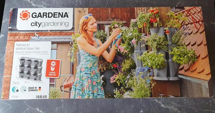 GARDENA NatureUp! Plantenbak - Basis Set Verticaal – Nieuw, Tuin en Terras, Tuinwanddecoratie, Nieuw, Ophalen of Verzenden