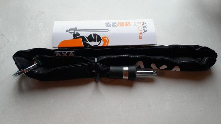 AXA RLC PLUS 100 insteekketting ringslot fietsslot NIEUW, Fietsen en Brommers, Fietsaccessoires | Fietssloten, Nieuw, Insteekslot