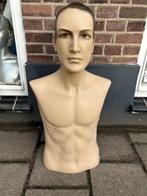 retro heren torso etalagepop paspop mannequin etalagefiguur, Ophalen of Verzenden