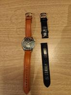 Montre Citizen, Handtassen en Accessoires, Horloges | Heren, Ophalen, Leer, Staal, Zo goed als nieuw