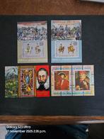 Equatoriaal guinea 4 blokjes gestempeld historische figuren, Postzegels en Munten, Postzegels | Afrika, Ophalen of Verzenden, Guinee