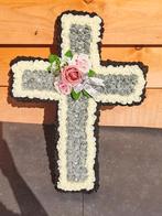 Croix funéraire florale, Ophalen of Verzenden