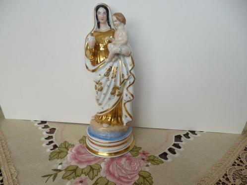 Madonna met kind uit de 19e eeuw., Antiek en Kunst, Antiek | Religieuze voorwerpen, Ophalen of Verzenden