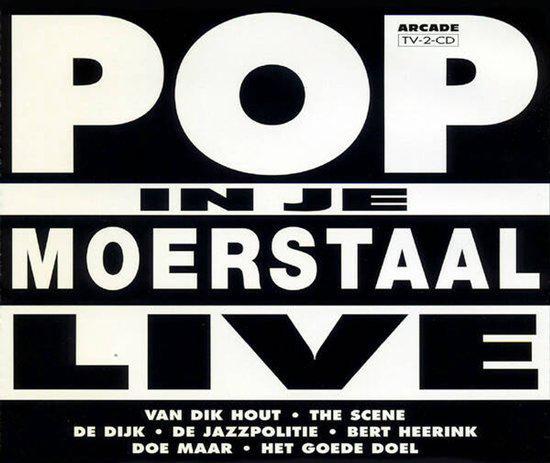 Pop in je moerstaal - Live - (2 CD's), Cd's en Dvd's, Cd's | Nederlandstalig, Zo goed als nieuw, Pop, Ophalen
