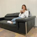 GRATIS LEVERING HEEL BE Montel Leer Bankstel 3 + 2,5 Zits, Huis en Inrichting, Zetels | Zetels, 100 tot 125 cm, Leer, Ophalen of Verzenden