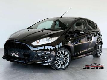 Ford Fiesta 1.0 ST-LINE *AIRCO AUTO*JANTES16*BLUETOOTH*PDC*, Auto's, Stof, Gebruikt, Electronic Stability Program (ESP), Zwart