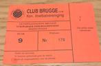 Ticket Club Brugge- Marseille 21-04-1993, Ophalen of Verzenden, Zo goed als nieuw