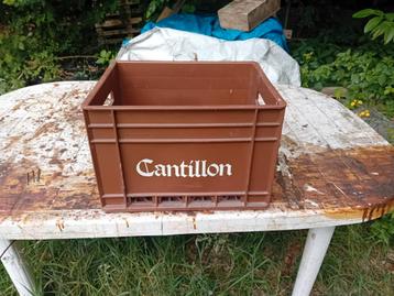 Oude vintage bierbak geuze brouwerij Cantillon Anderlecht, Verzamelen, Ophalen of Verzenden, Gebruikt
