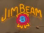 LED neon sign Jim Beam - 220V USB - mancave poolhouse nieuw, Ophalen of Verzenden, Nieuw, Lichtbak of (neon) lamp