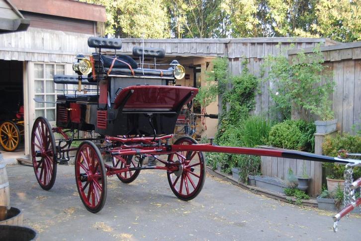 Koets replica shooting break, Dieren en Toebehoren, Rijtuigen en Koetsen, Zo goed als nieuw, Overige typen, Paard