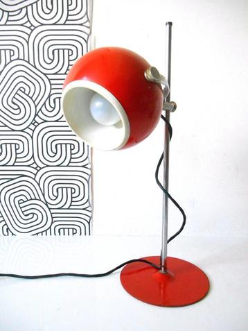 Vintage Eyeball bureaulamp   (jaren '70) beschikbaar voor biedingen