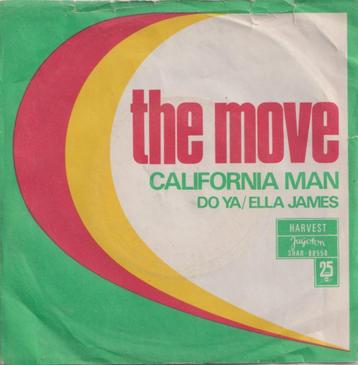The Move – California man / Da ya / Ella James – Single - EP, Enlèvement ou Envoi, Utilisé, Pop, 7 pouces