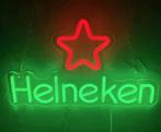 Heineken bière enseigne Led néon, Verzamelen, Biermerken, Ophalen of Verzenden, Nieuw, Reclamebord, Plaat of Schild, Heineken