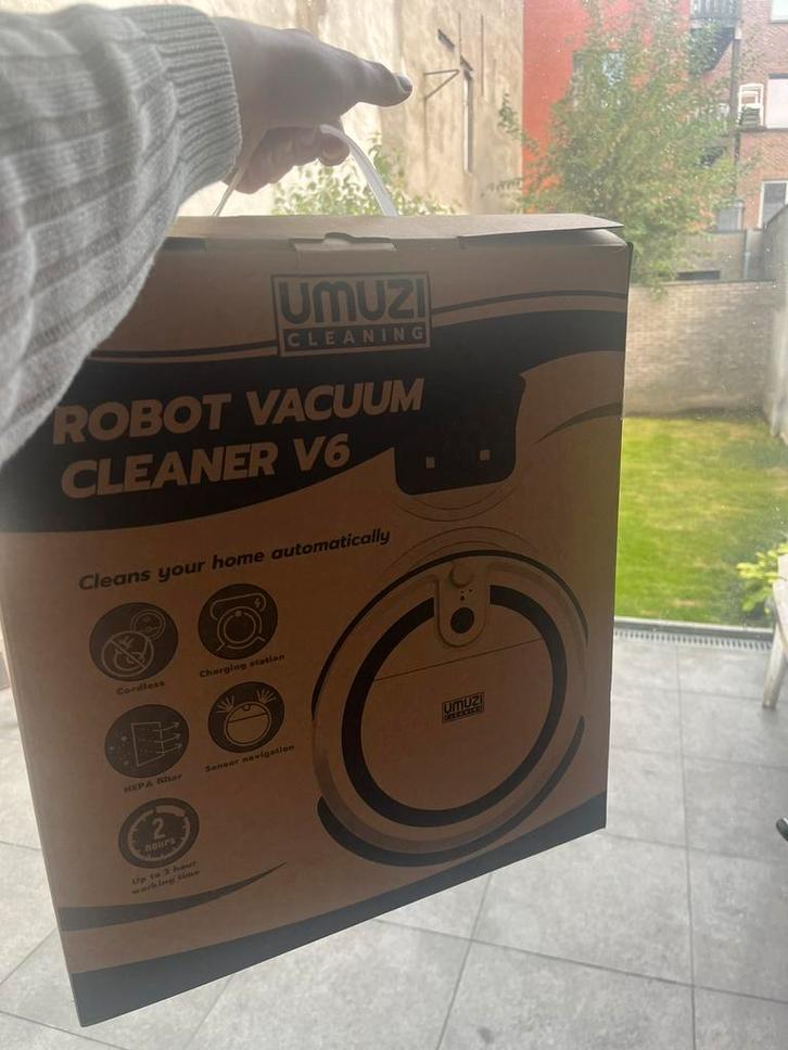 Robotstofzuiger Umuzi Vacuum cleaner v6, Elektronische apparatuur, Stofzuigers, Nieuw, Robotstofzuiger, Reservoir, Ophalen