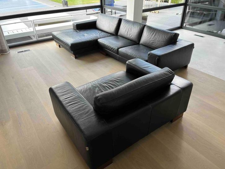 Hoeksalon STONE RIVER, Huis en Inrichting, Zetels | Zetels en Chaises Longues, Gebruikt, Overige maten, Minder dan 150 cm, 75 tot 100 cm