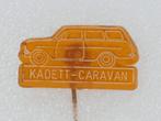 SP1712 Speldje Opel Kadett-Caravan oranje, Verzamelen, Gebruikt, Ophalen of Verzenden
