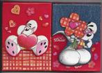 Diddl restblokken van Valentijn blok 1 en 2, Enlèvement ou Envoi, Diddl, Comme neuf, Papier, Carte ou Papeterie
