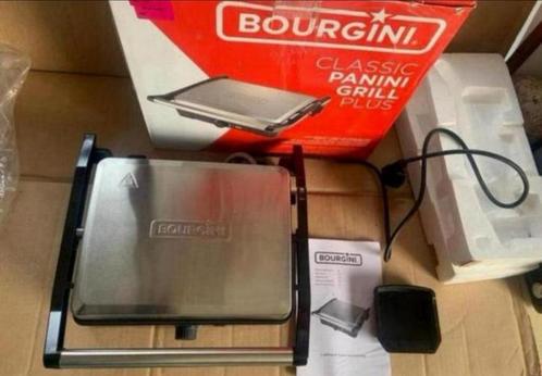 Bourgini Classic Panini Grill Plus - Tosti-ijzer rooster set, Elektronische apparatuur, Contactgrills, Ophalen of Verzenden