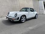 Porsche 911 3.0 SC targa 1982, Auto's, Porsche, Achterwielaandrijving, Zwart, Wit, Leder
