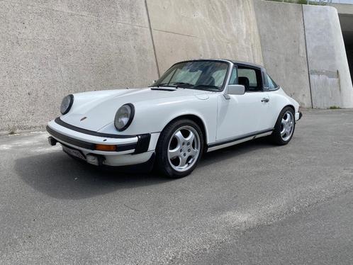 Porsche 911 3.0 SC targa 1982, Auto's, Porsche, Bedrijf, Benzine, 2 deurs, Handgeschakeld, Wit, Zwart, Leder, Achterwielaandrijving