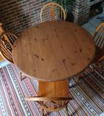 ronde tafel +.4 stoelen, Ophalen, Gebruikt