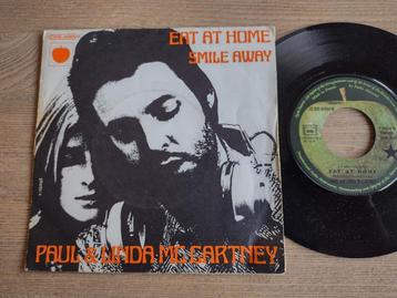 Single: PAUL & LINDA MC CARTNEY: EAT AT HOME (1971) BEATLES beschikbaar voor biedingen
