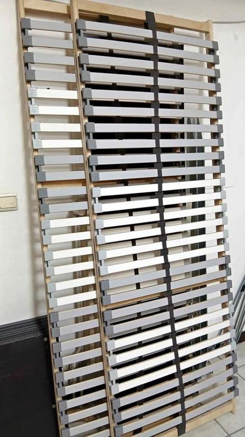Verstelbare lattenbodem 160x200 (2x 80x200) - Ikea, Huis en Inrichting, Slaapkamer | Matrassen en Bedbodems, Zo goed als nieuw