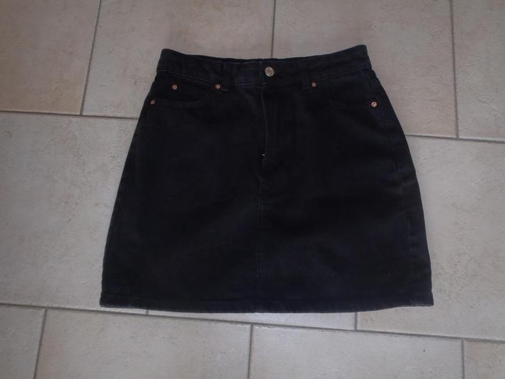 zwarte spijkerrok maat 38, Kleding | Dames, Rokken, Zo goed als nieuw, Zwart, Boven de knie, Ophalen of Verzenden