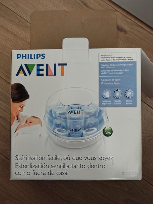 Avent sterilisator + droogrek flessen + sterilisator tutjes, Kinderen en Baby's, Babyvoeding en Toebehoren, Gebruikt, Sterilisator