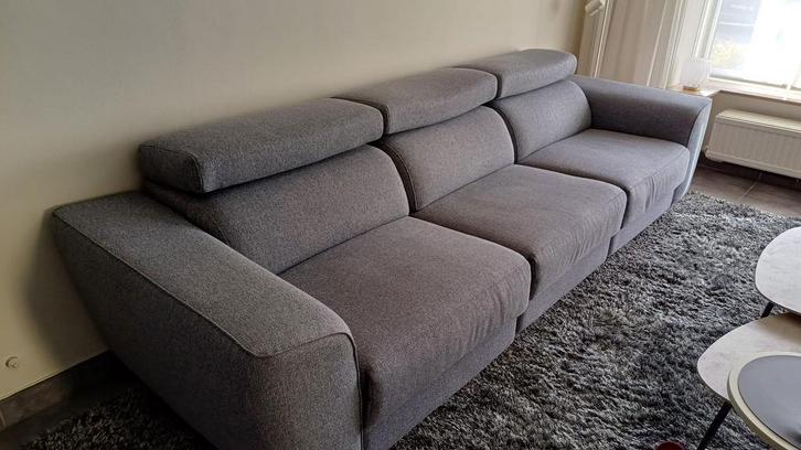 Grijze zetel, Huis en Inrichting, Zetels | Zetels, Zo goed als nieuw, Ophalen