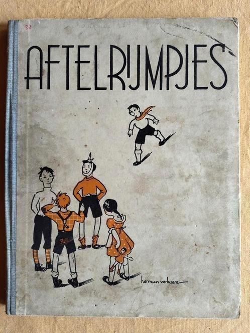Gents aftelrijmpjesboek met illustraties Herman Verbaere, Boeken, Prentenboeken en Plaatjesalbums, Gelezen, Ophalen of Verzenden