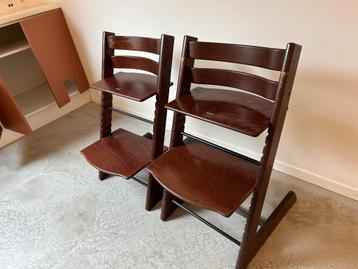 2x Tripp Trapp Stokke, Enlèvement, Utilisé, Chaise évolutive, Plateau amovible