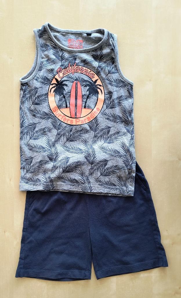 Zomers setje, maat 110, Kinderen en Baby's, Kinderkleding | Maat 110, Zo goed als nieuw, Jongen, Setje, Ophalen of Verzenden