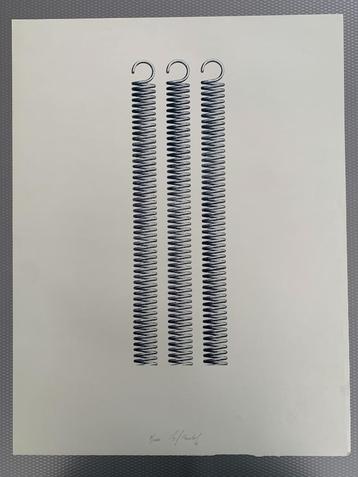 Roger Van Bulck - litho - 3 veren beschikbaar voor biedingen