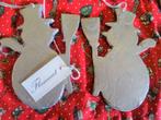 12 nieuwe metalen hangversieringen Flamant twv €60, Diversen, Kerst, Ophalen of Verzenden, Nieuw