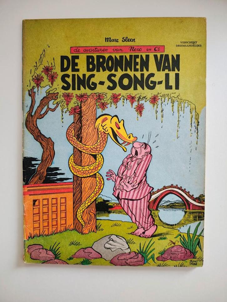 Nero - De bronnen van Sing-Song-Li (1964), Boeken, Stripverhalen, Eén stripboek, Ophalen of Verzenden