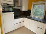 Nette Hoogglans Witte Hoekkeuken + Apparatuur GEDEMONTEERD, Wit, Hoekkeuken, Ophalen of Verzenden, Hout