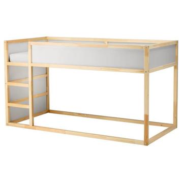 KURA Keerbaar bed wit/grenen 90x200 cm IKEA