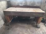 Houten werk bank, Enlèvement ou Envoi, Utilisé, 170 cm ou plus